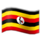 Uganda emoji on Samsung